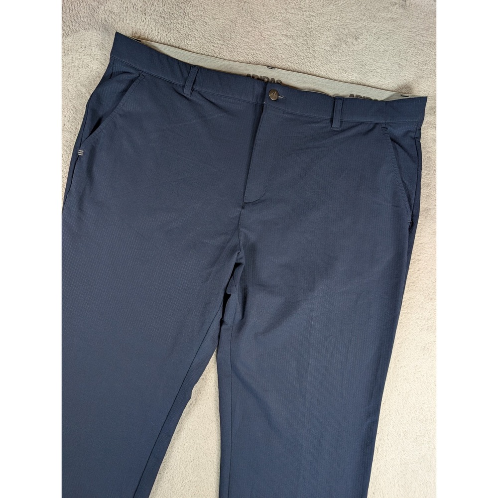 Adidas Ultimate365 Tech Golf Pants Mens 40x32 Navy Blue DQ2196 Stretch Trousers